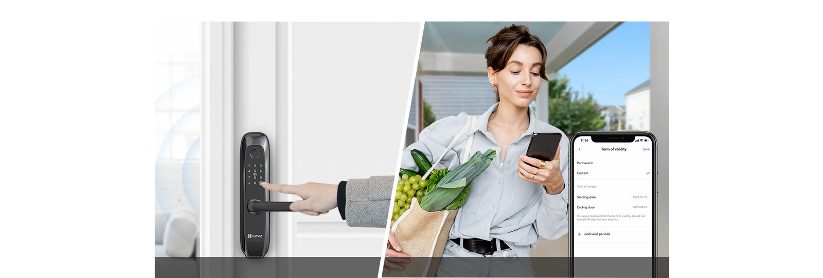 EZVIZ L2 - Verrou intelligent à empreintes digitales – Image 7