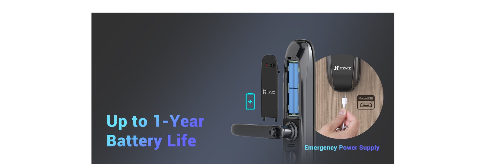 EZVIZ L2 - Verrou intelligent à empreintes digitales – Image 4